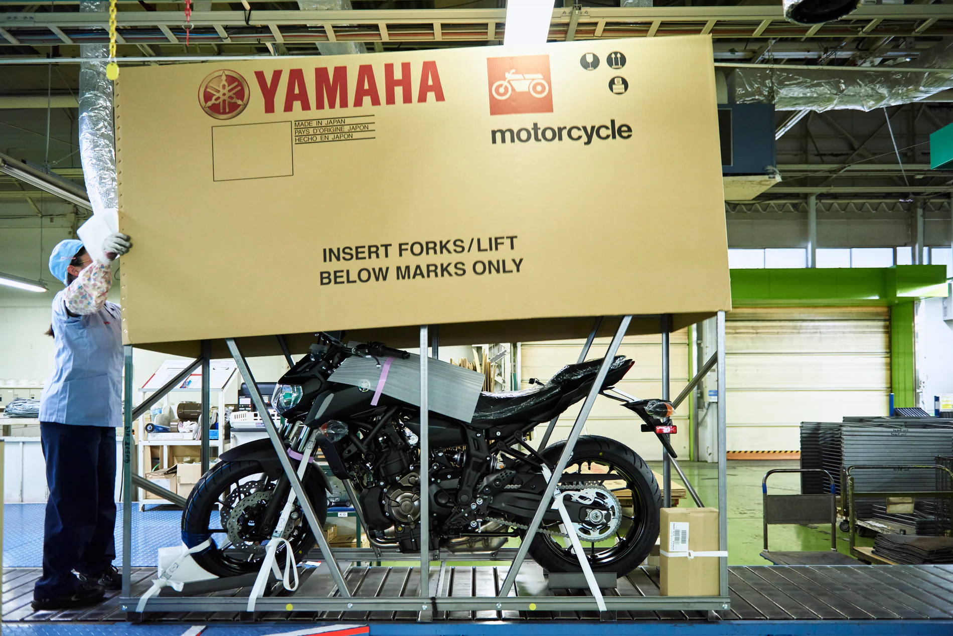 recycled steelfile Yamaha Motor first in Japan to adopt low-carbon recycled steel for motorcycle packaging frames